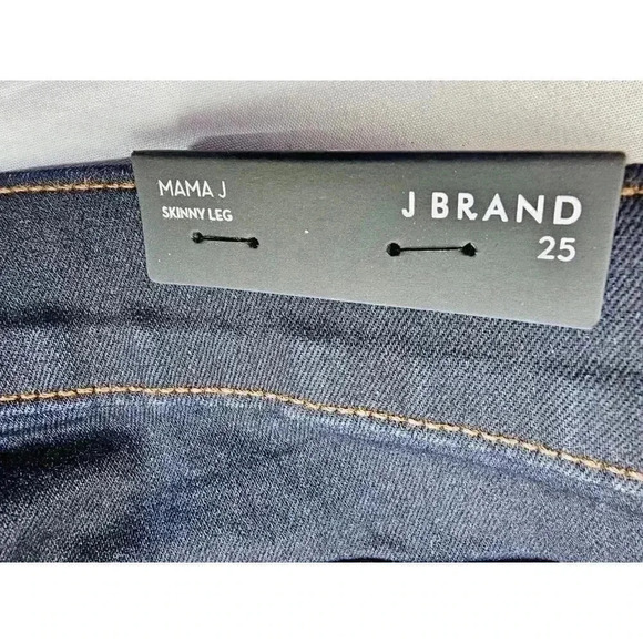 J Brand size 25X29 Mama J Skinny Leg Ink Under Belly Inset Panel Maternity Jeans - Picture 4 of 16